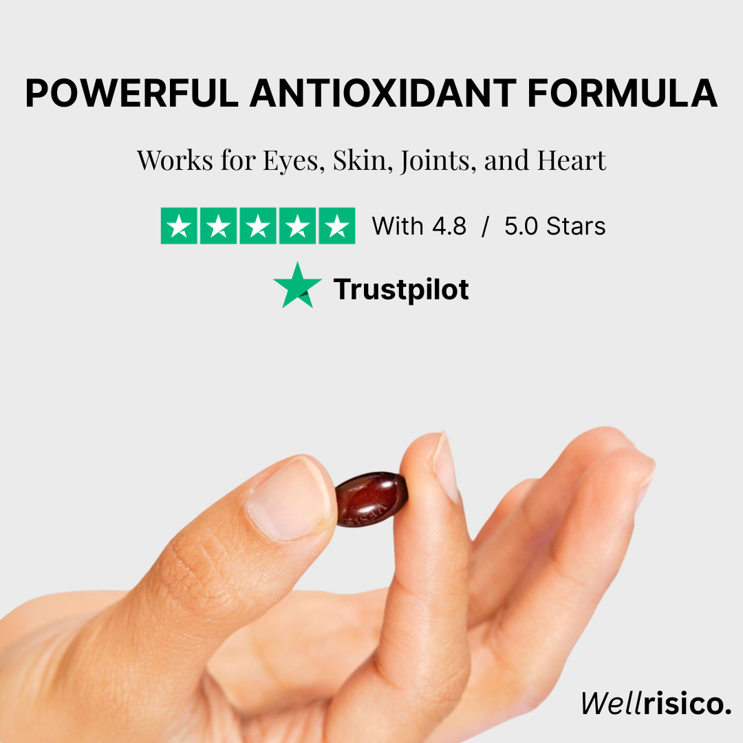 Wellrisico Astaxanthin Total Body Wellness Supplement
